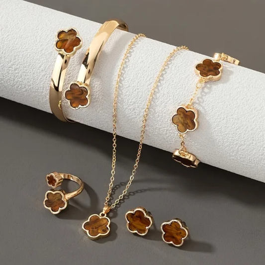 Five-piece set Glod Plated