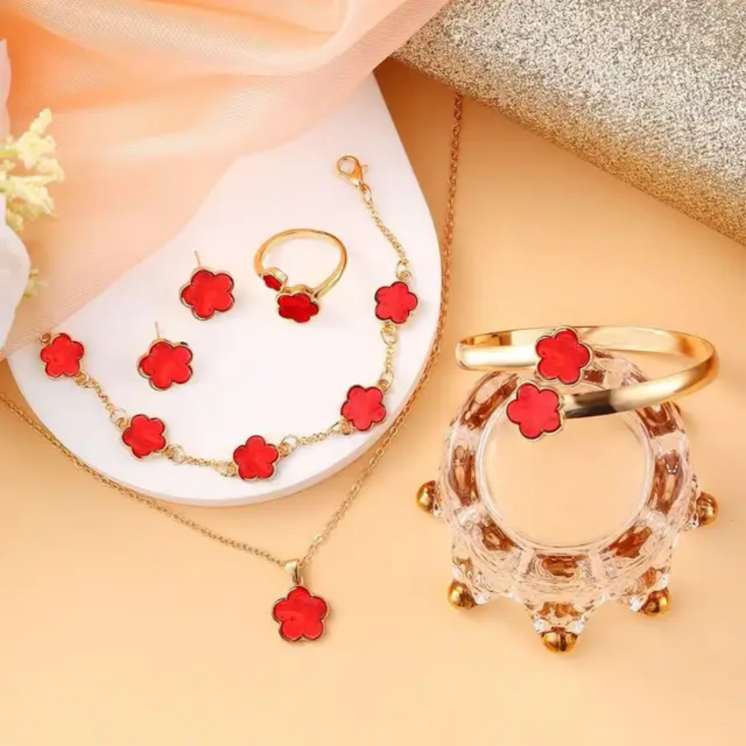 Five-piece set Glod Plated