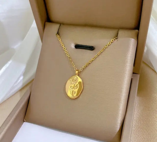 18K gold plated stainless steel
